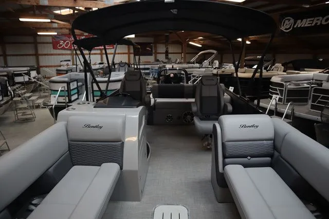 Slide: The Image of Bentley Pontoons Elite 253 Swingback DC Triple Tube Pkg 2025 - 12