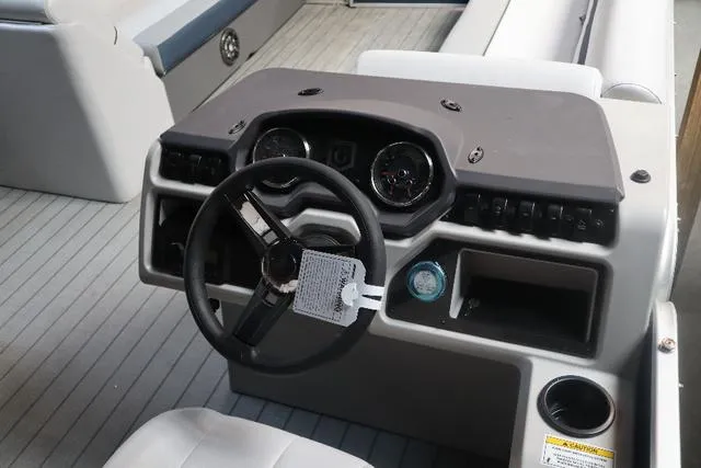 Slide: The Image of Dashboard of 2023 Godfrey Sweetwater 2286 Cruise Triple Tube pontoon boat. - 9