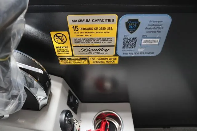 Slide: The Image of Bentley Pontoons Legacy 223 Navigator Triple Tube Pkg 2025 - 15