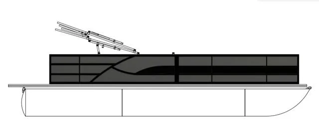 Slide: The Image of Bentley Pontoons Legacy 223 Navigator Triple Tube Pkg 2025 - 19