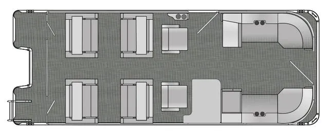 Slide: The Image of Bentley Pontoons Legacy 223 QSB Triple Tube Pkg 2025 - 6