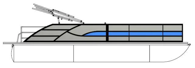 Slide: The Image of Bentley Pontoons Legacy 223 Swingback Triple Tube Pkg 2025 - 4