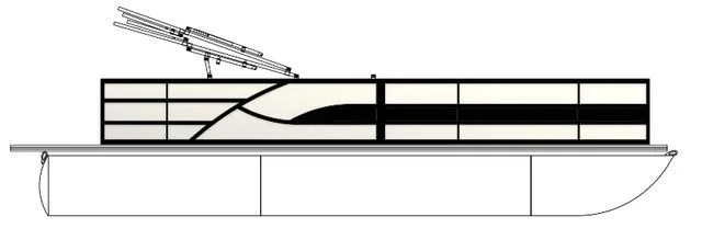 Slide: The Image of Bentley Pontoons Legacy 223 Navigator Triple Tube Pkg 2025 - 15