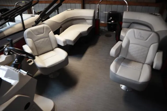 Slide: The Image of 2025 Lowe SS 230 WV Special Triple Tube Package with spacious seating and modern design. - 4