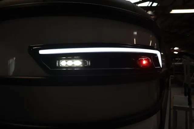 Slide: The Image of 2025 Bentley Pontoons Elite 253 Swingback Triple Tube Pkg, sleek LED lighting detail. - 43