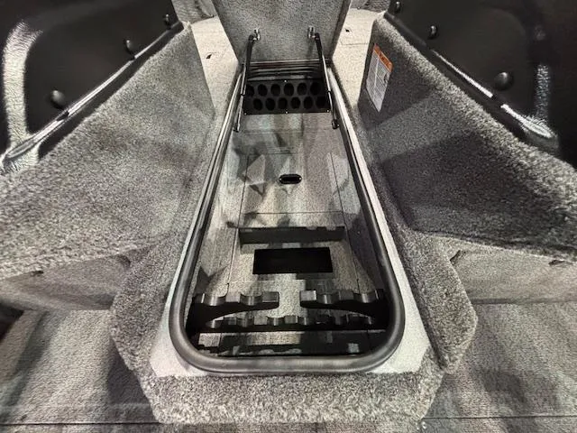 Slide: The Image of 2025 Crestliner 1850 Fish Hawk WT JS boat interior storage compartment. - 11