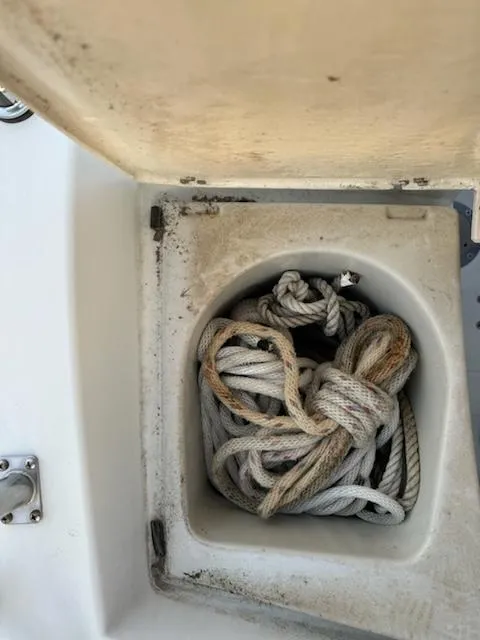 Slide: The Image of Rope storage compartment on 1985 Ericson 30 Plus sailboat. - 40