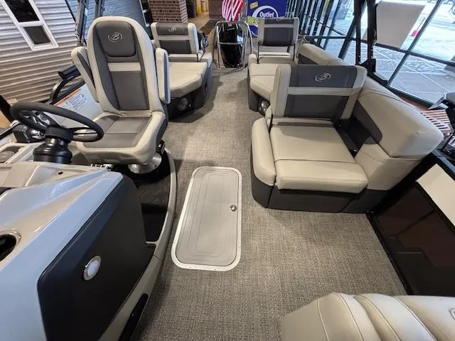 Slide: The Image of 2025 Barletta Cabrio 22M interior with luxurious seating and modern design. - 5