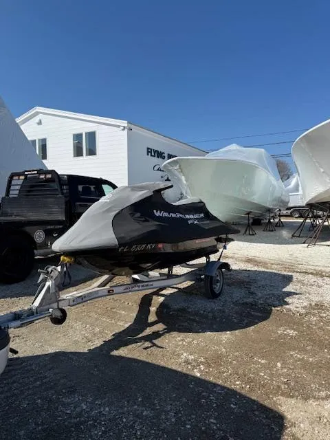Slide: The Image of 2019 Yamaha WaveRunner SVHO on trailer, covered, parked outdoors. - 15