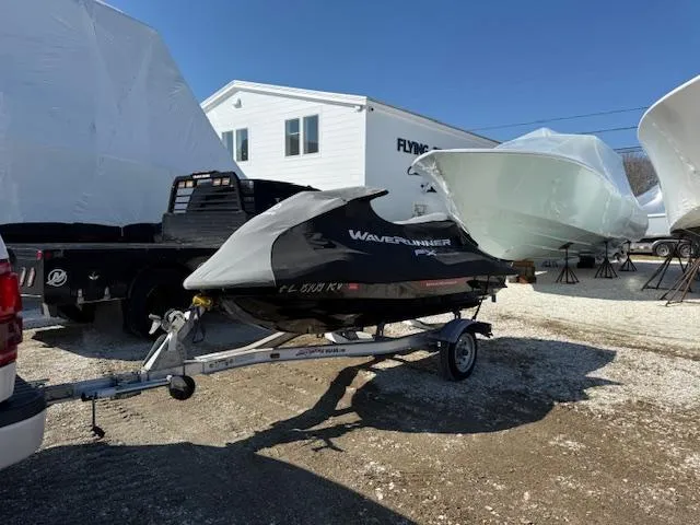 Slide: The Image of 2019 Yamaha WaveRunner SVHO on trailer in outdoor storage area. - 17