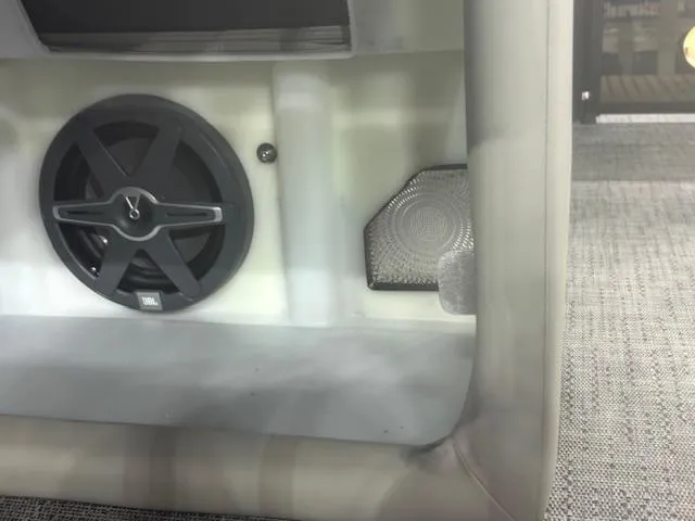 Slide: The Image of 2025 Barletta CORSA 23QC speaker and light detail on a boat interior. - 26