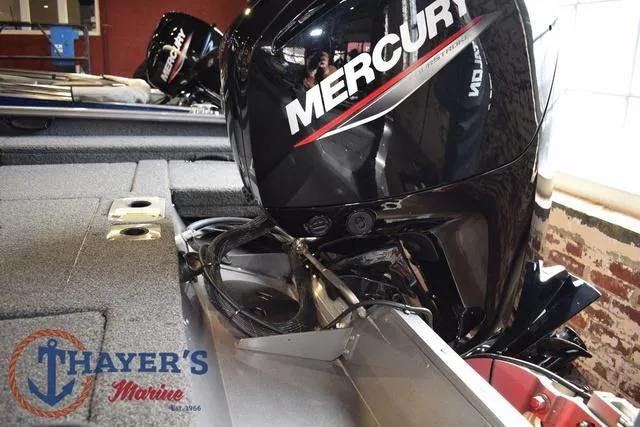 Slide: The Image of 2022 Lund 1675 Adventure Sport boat with Mercury outboard motor at Thayer's Marine. - 12