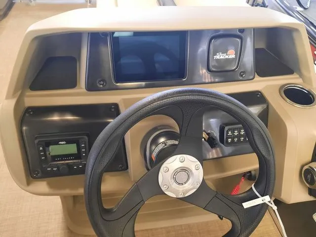 Slide: The Image of Sun Tracker Party Barge 18 DLX 2025 - 18