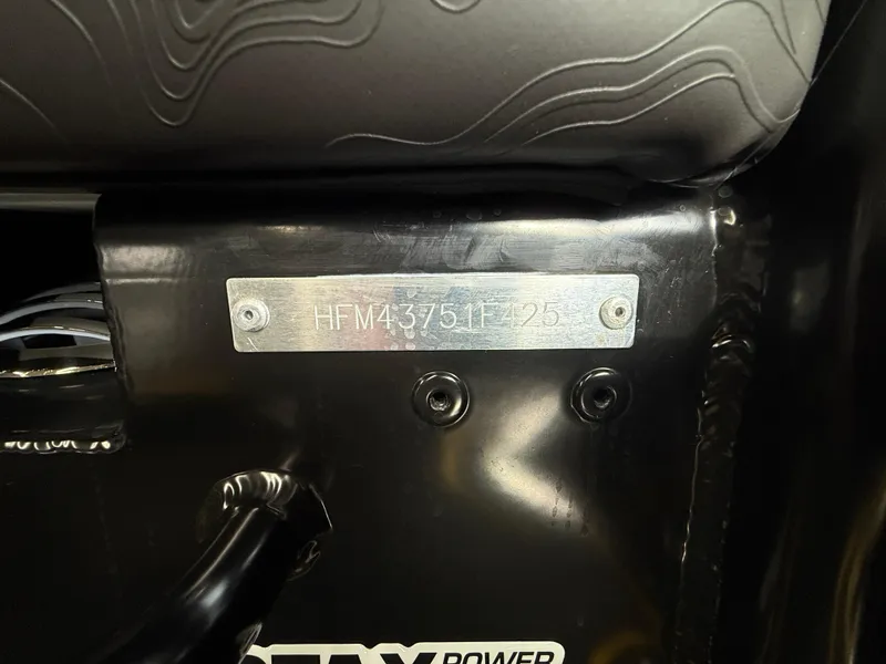 Slide: The Image of Serial number plate on 2025 Highfield Velox 420 boat. - 8