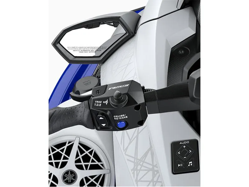 Slide: The Image of 2025 Yamaha GP SVHO with Audio, featuring handlebar controls and speaker system. - 10