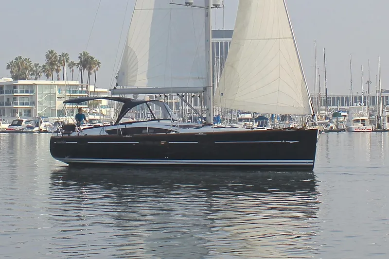 Slide: The Image of Jeanneau 57 Under Sail - 1
