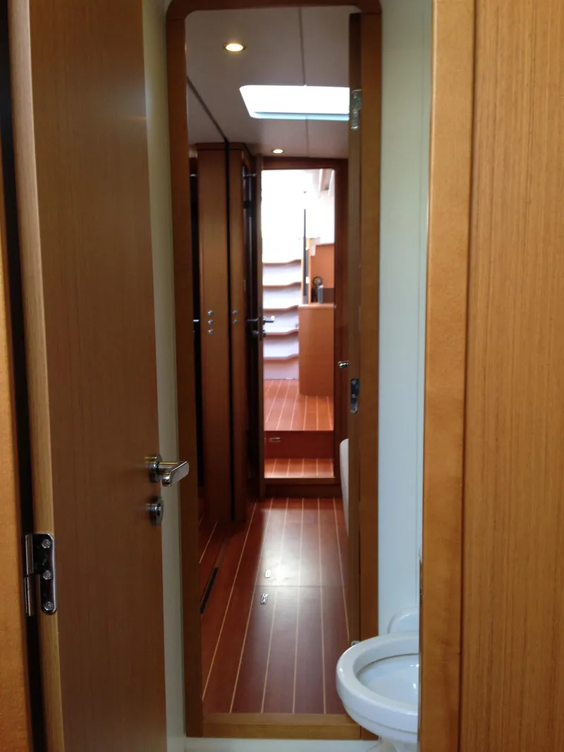 Slide: The Image of Looking aft from Fwd Stateroom - 154
