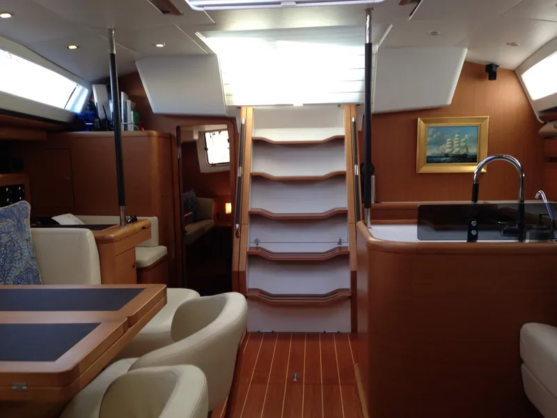 Slide: The Image of Looking aft from Salon - 158