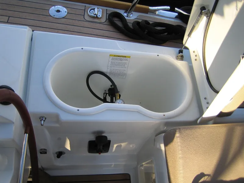 Slide: The Image of Propane tank locker - 36