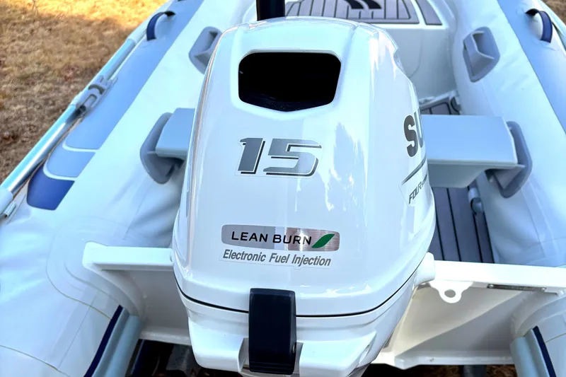 Slide: The Image of 2021 Highfield Classic 290 boat with 15HP Lean Burn engine, electronic fuel injection. - 5