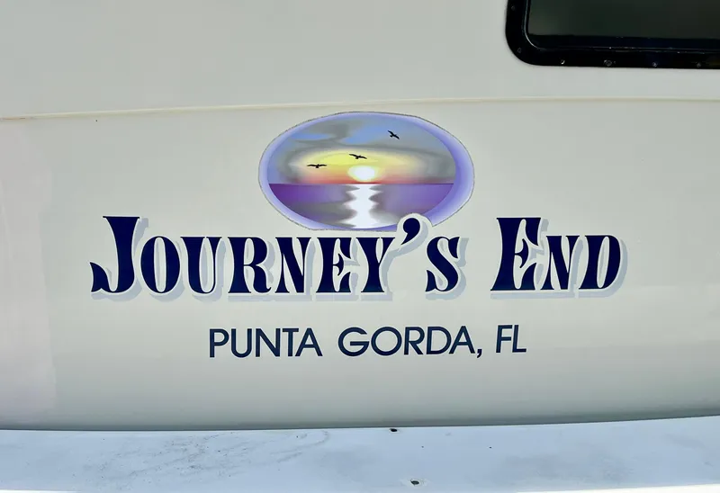 Slide: The Image of 1989 Californian 48MY boat named "Journey's End" in Punta Gorda, FL. - 8