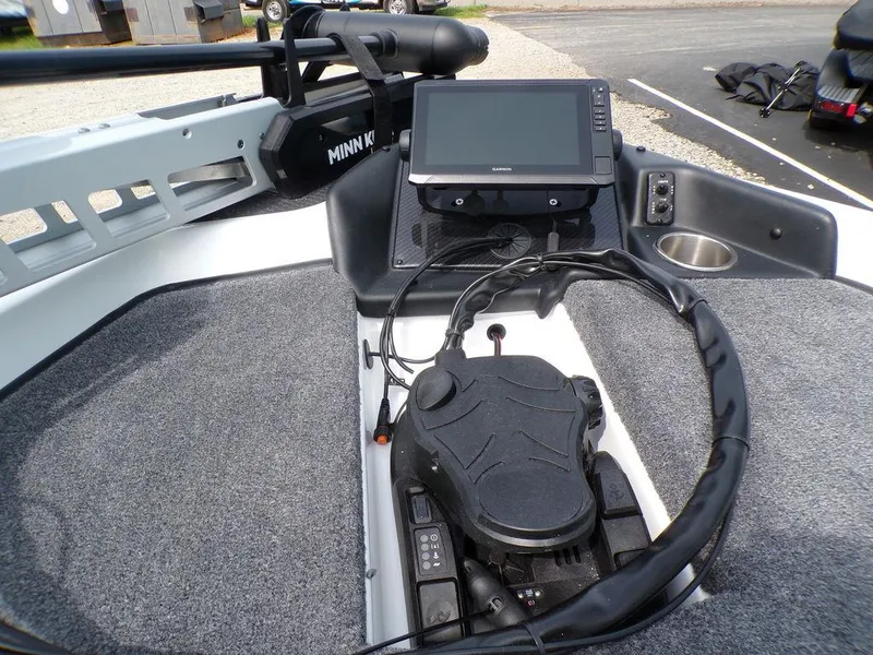 Slide: The Image of Phoenix 818 Pro 2025 boat dashboard with navigation system and controls. - 17