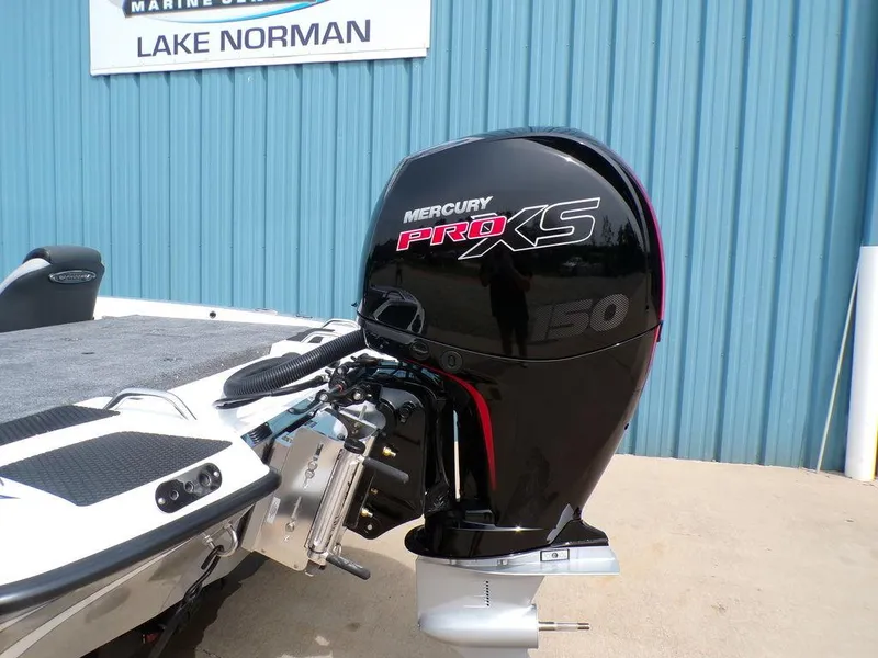 Slide: The Image of 2025 Phoenix 818 Pro boat with Mercury Pro XS engine at Lake Norman. - 24