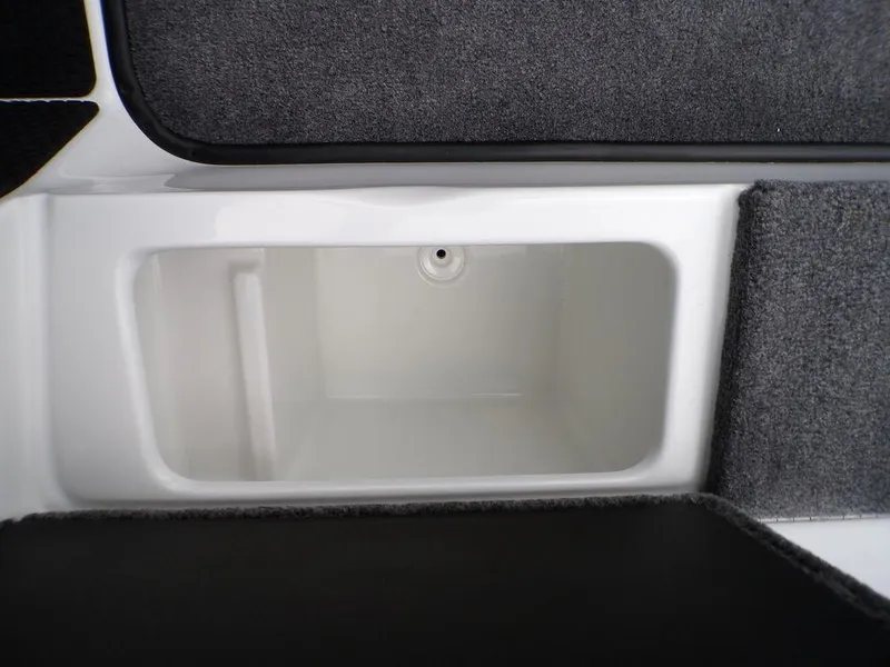 Slide: The Image of Storage compartment in 2025 Phoenix 818 Pro boat, featuring carpeted interior. - 6
