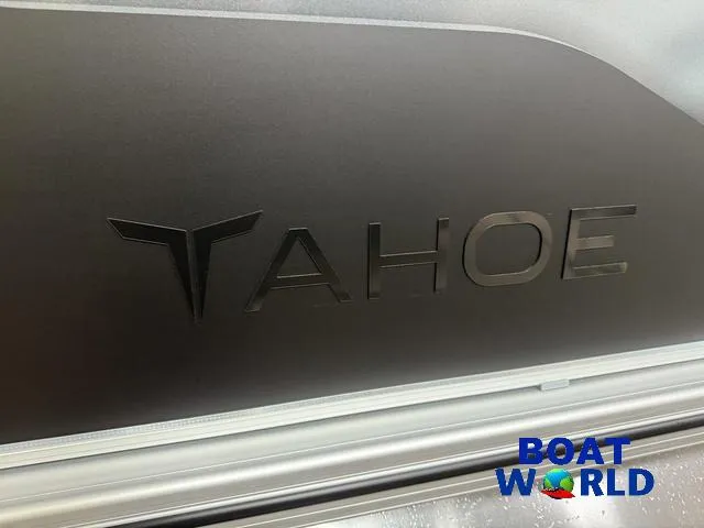 Slide: The Image of 2025 Tahoe Sport 23' Fish & Cruise boat logo with Honda 4-Stroke EFI engine. - 39