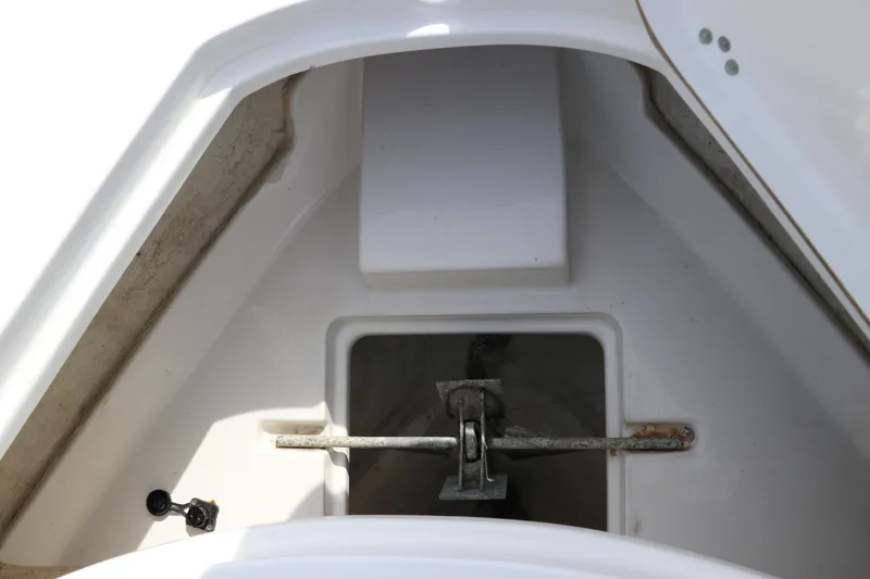 Slide: The Image of Anchor storage compartment on 2019 Sportsman Heritage 231 Center Console boat. - 36