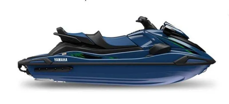 The Image of 2025 Yamaha WaveRunner VX Cruiser HO in sleek blue design, side view. - 1