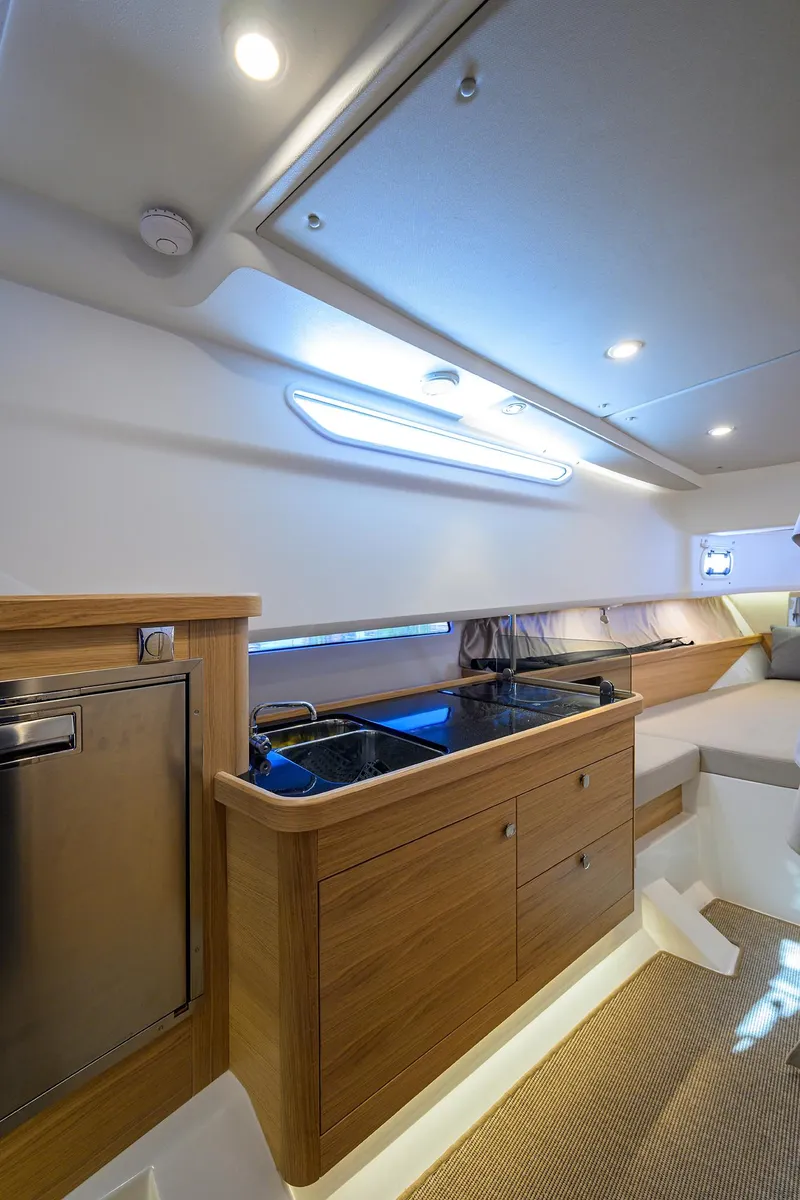 Slide: The Image of 2024 Nimbus C-11 - cabin/kitchen - 43
