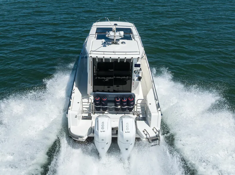 Slide: The Image of 2024 Nimbus C-11 - Exterior profile on the water - 6