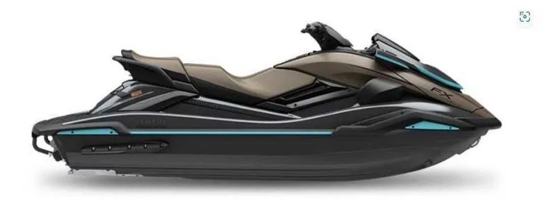The Image of 2025 Yamaha WaveRunner FX Cruiser HO with Audio, sleek design, side view. - 1
