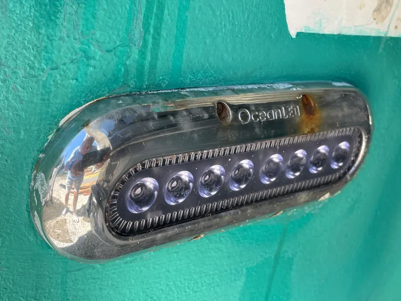 Slide: The Image of Underwater LED light on a 2020 Sea Fox 328 Commander boat. - 32