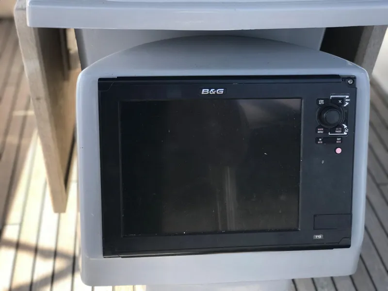 Slide: The Image of B&G navigation display on 2014 Beneteau Oceanis 48 yacht. - 21