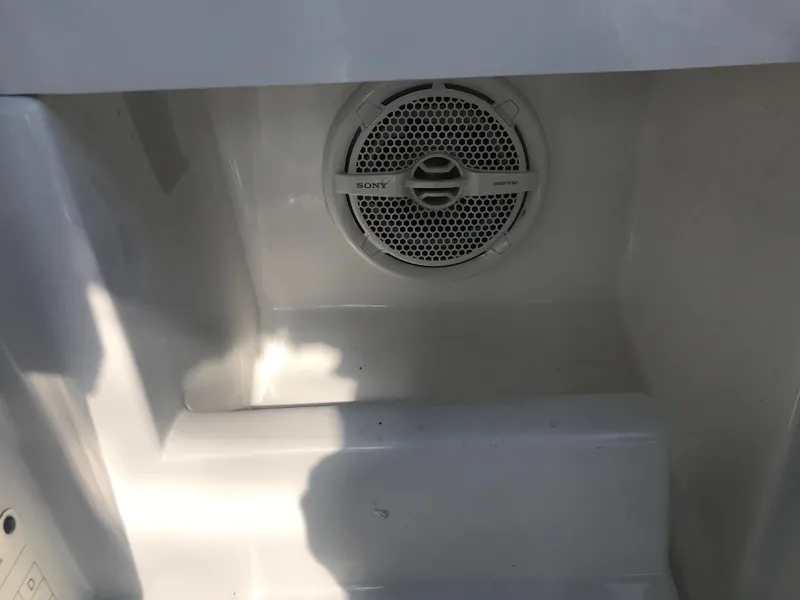 Slide: The Image of Sony speaker in a 2014 Beneteau Oceanis 48 yacht interior. - 23
