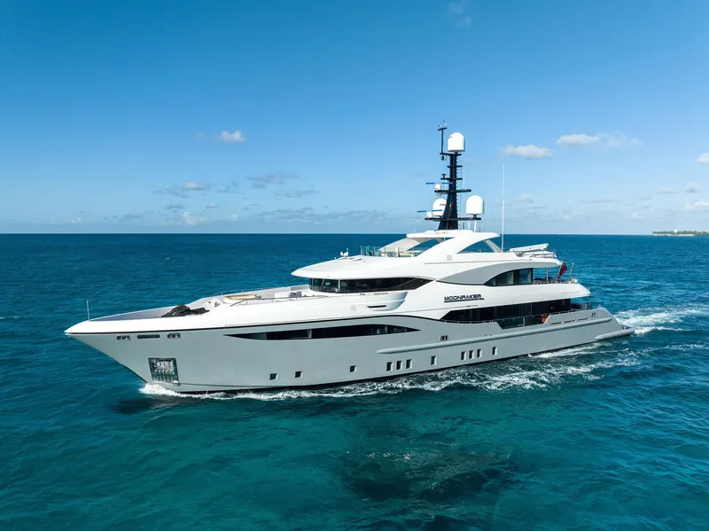 The Image of Luxurious 2019 Bilgin 156 yacht cruising on clear blue ocean waters. - 1