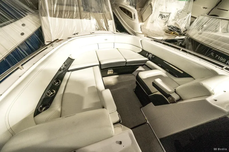 Slide: The Image of 2021 Regal 2800 Bowrider interior with spacious seating and modern design. - 38