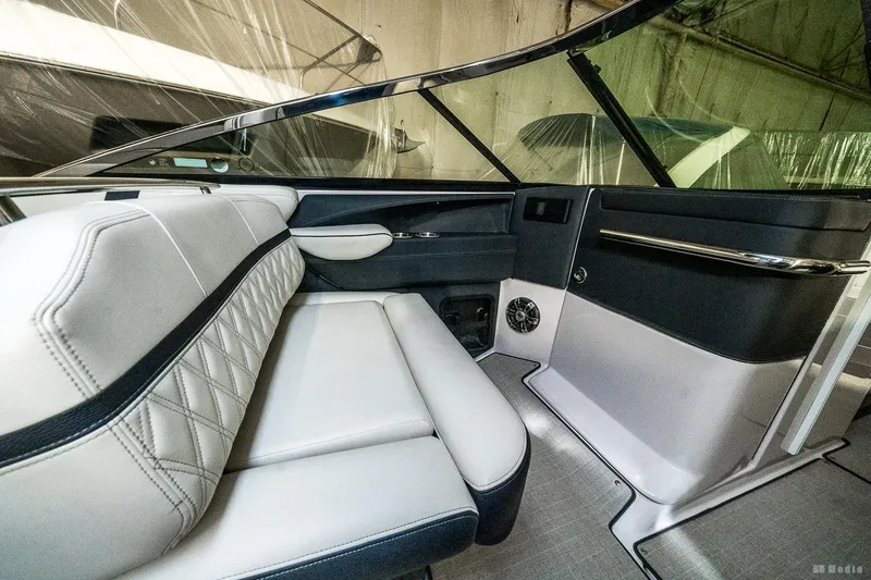 Slide: The Image of 2021 Regal 2800 Bowrider interior with luxurious seating and modern design. - 42