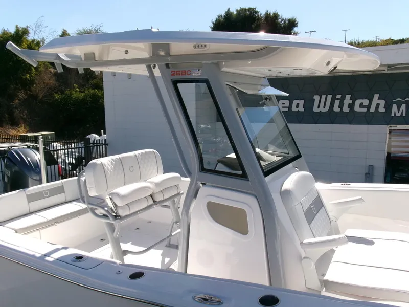 Slide: The Image of 2025 Sea Fox 268 Commander boat with sleek design and modern features. - 20