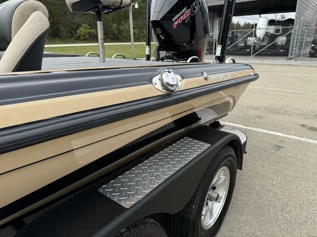 Slide: The Image of 2023 Phoenix 721 Pro XP boat, side view with trailer and motor. - 20