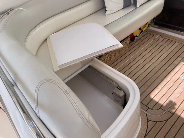 Slide: The Image of Interior seating and storage on 2007 Windy Typhoon 43 yacht. - 34