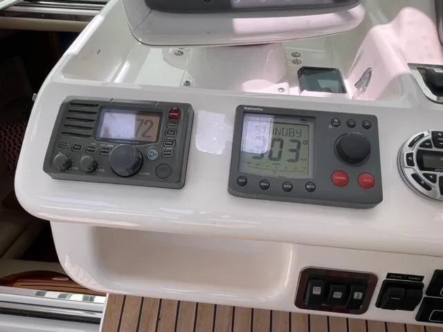 Slide: The Image of Control panel of 2007 Windy Typhoon 43 boat with navigation instruments. - 39