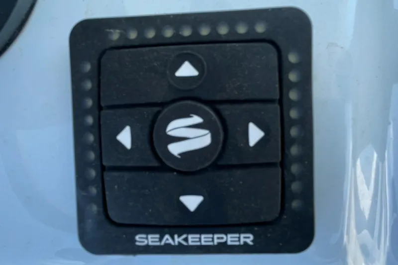 Slide: The Image of Control panel of Seakeeper system on 2026 Tidewater 302 CC Adventure boat. - 38