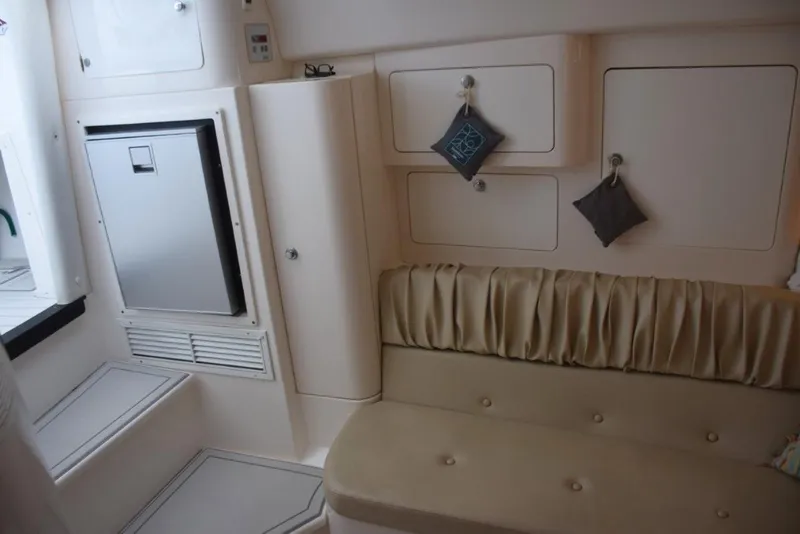 Slide: The Image of Neat settee and cabinet storage, Cabin A/C - 20