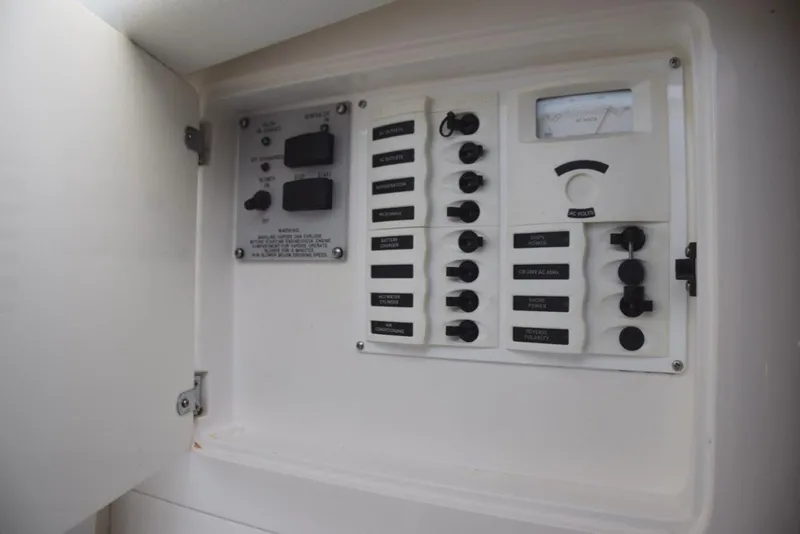 Slide: The Image of Electrical panel, generator control / switching - 22