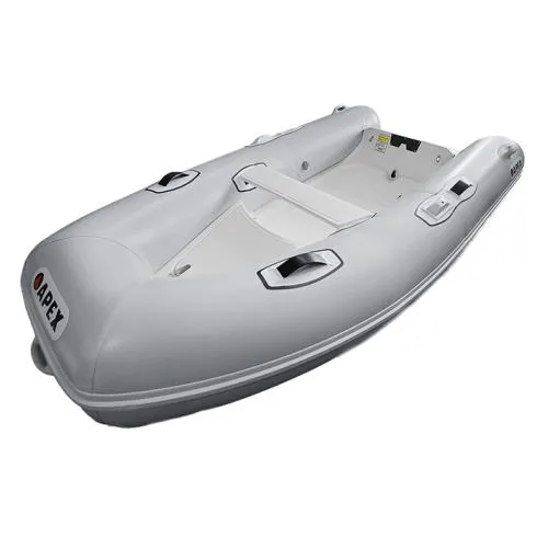 The Image of 2022 Apex AR310 RIB inflatable boat, white, side view. - 1