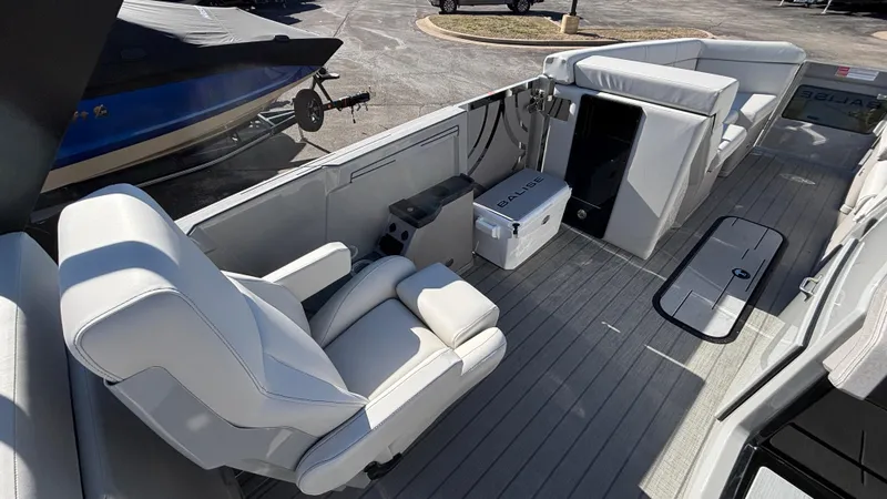 Slide: The Image of Luxurious seating on 2025 Balise HORIZON 24C boat, featuring sleek design and comfortable upholstery. - 10