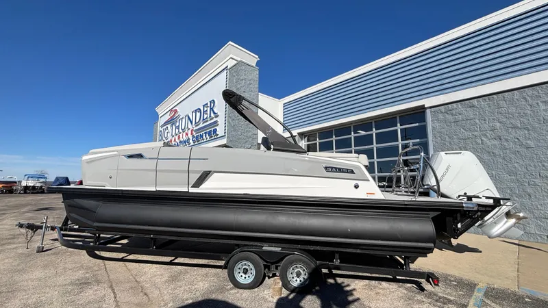 Slide: The Image of Balise HORIZON 24C 2025 boat with spacious seating and modern design. - 2